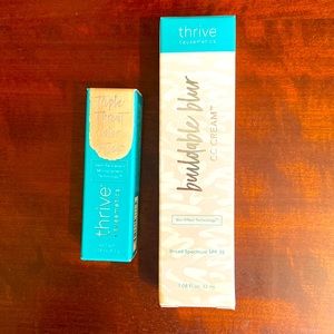 2 full-size unopened Thrive cosmetics. CC cream and color stick 💋